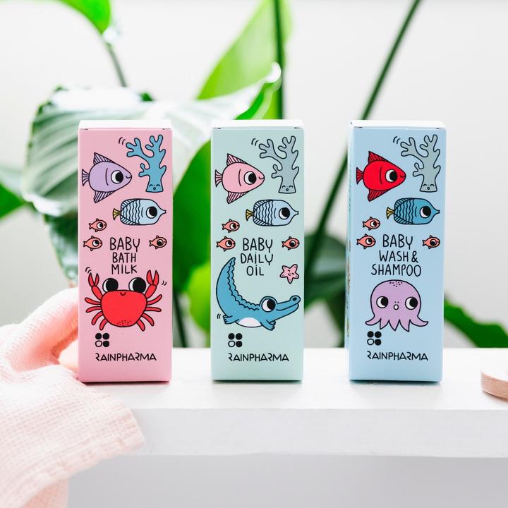 Assortiment babyverzorgingsproducten