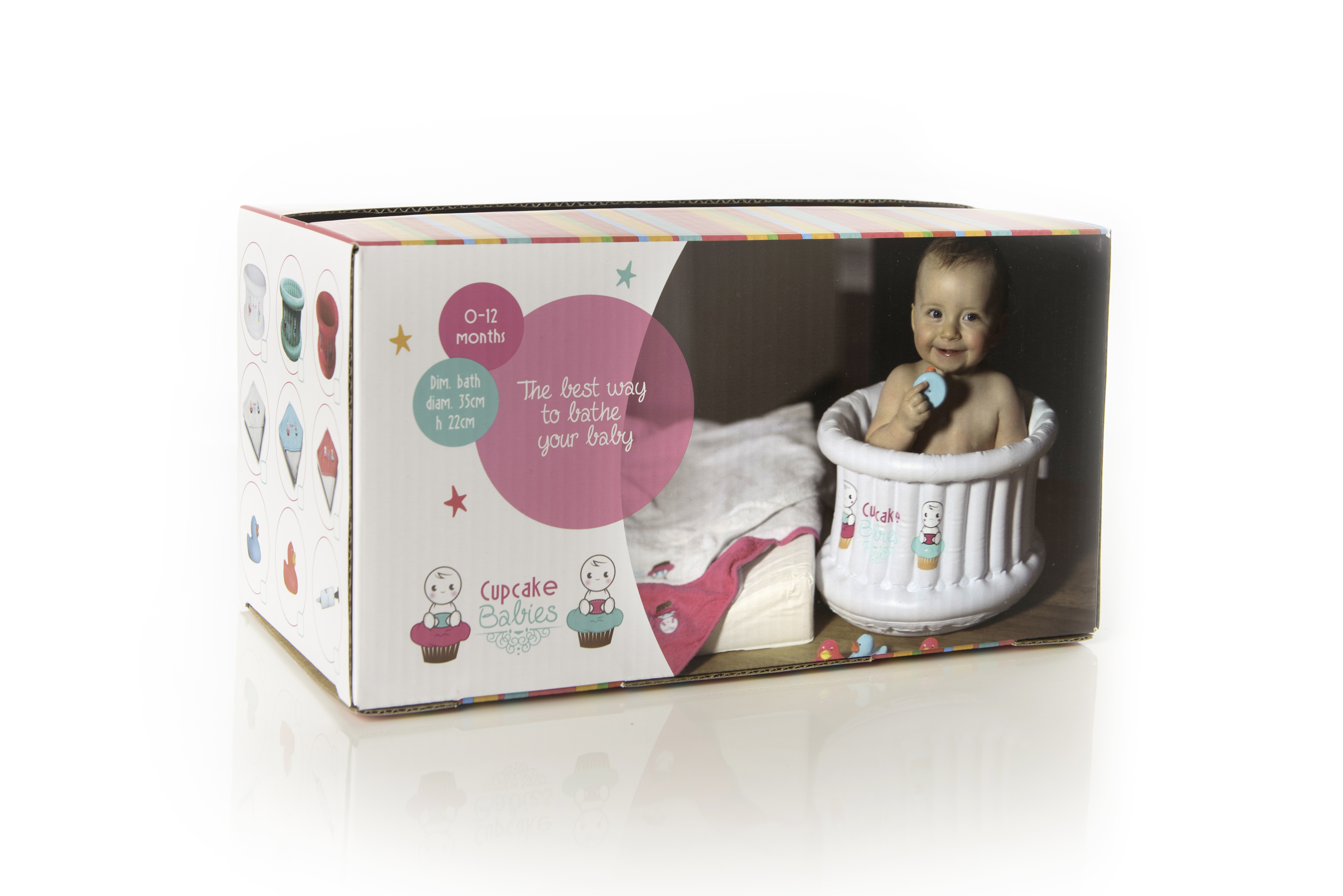 Baby in warm water bij LUX Baby Spa